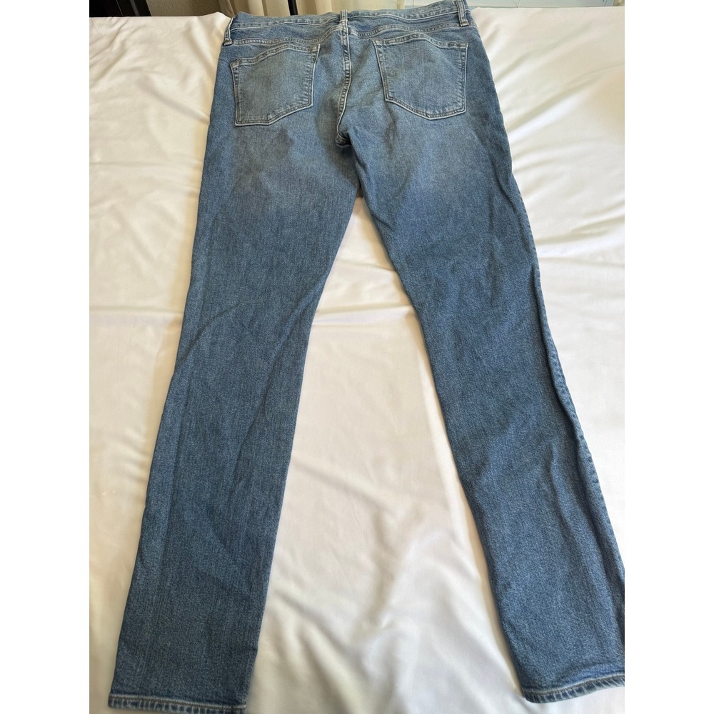J.Crew 250 Slim Fit Jeans Mens 33x32 Medium Wash Blue Denim Pants - Picture 9 of 9